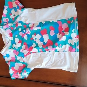 Garnet Hill Rashguard. Size 8.
